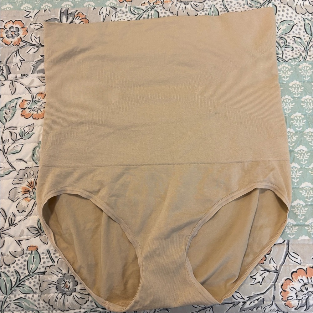 Maidenform High-Waist Shapewear in Beige